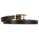 Brown Hermès Leather Quentin Belt