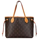 Braune Louis Vuitton Monogram Neverfull PM Tote Tasche