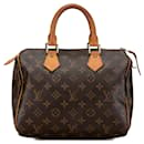 Bolsa Boston Louis Vuitton Monogram Speedy 25 marrom