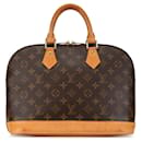 Borsa a mano Alma PM Monogram Louis Vuitton marrone