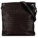 Bottega Veneta Crossbody Intrecciato Marrone