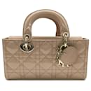 Dior Brown Small Patent Cannage Lady D-Joy