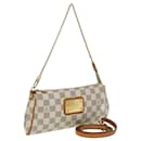 LOUIS VUITTON Bolsa de Ombro Damier Azur Eva 2way N55214 LV Auth 81472 - Louis Vuitton