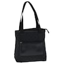 GUCCI GG Canvas Tote Bag Canvas Black Auth 79649 - Gucci