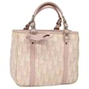 Christian Dior Trotter Romantic Hand Bag PVC Pink Auth 82146