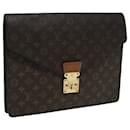 LOUIS VUITTON Monograma Porta Documentos Senatur Pasta M53335 LV Auth 82403 - Louis Vuitton