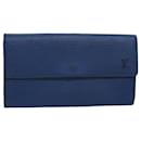 LOUIS VUITTON Epi Pochette Monedero Cartera de Crédito Azul M63575 LV Auth 80669 - Louis Vuitton