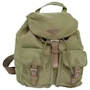 PRADA Backpack Nylon Khaki Auth 82104 - Prada