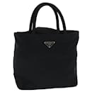 PRADA Sac à main en nylon noir Auth 81954 - Prada