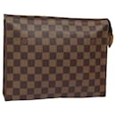 LOUIS VUITTON Poche Toilette 26 Damier Ebene N47543 Auth yk13419 - Louis Vuitton