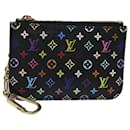 LOUIS VUITTON Pochette Cles NM Multicolor Porta Moedas Preto M60279 LV Auth 82479 - Louis Vuitton