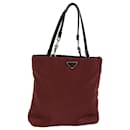 PRADA Sac à main en nylon rouge Auth yk13478 - Prada