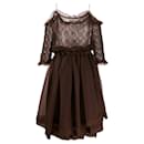 Robe brune Romeo Gigli