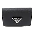 Prada Saffiano Leather Tri-fold Wallet