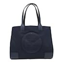 Tory Burch Navy Tote Bag