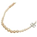 Collier pour femmes en fausse perle Chanel Coco Mark