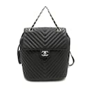 Chanel V-Stitch Lammleder Rucksack