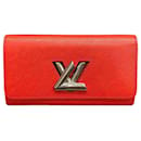 Porte-monnaie Epi Louis Vuitton en Coquelicot