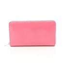 Balenciaga Pink Leather Long Wallet