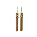 Celine Trifonne Gold Plated Drop Earrings - Céline