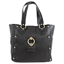 Bolsa tote de couro preto Bvlgari - Bulgari