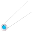 Tiffany & Co. Turquoise Circle Pendant Necklace