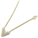 Louis Vuitton Collier Essential V Pearl Necklace