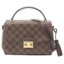 Sac à main Louis Vuitton Croisette Damier Ébène