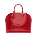 Louis Vuitton Alma GM Monogram Vernis Handbag