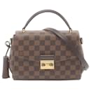 Sac à main Louis Vuitton Croisette Damier Ébène