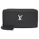 Louis Vuitton Zippy Lock Me Noir Long Wallet