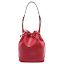 Louis Vuitton Noe Epi Castilian Red Shoulder Bag