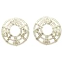 Boucles d'oreilles en diamant Louis Vuitton en or blanc