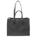 Bolsa tote Louis Vuitton On the Go MM Monogram Empreinte Noir