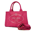 Prada Pink Handbag in Canvas