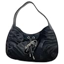 Cartier Black Leather Shoulder Bag