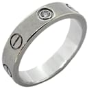 Cartier Love Band Ring in 18K White Gold with Diamond