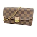 Louis Vuitton Damier Portefeuille Croisette Shoulder Wallet