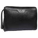 Burberrys Clutch Bag aus schwarzem Leder Auth bs15805 - Autre Marque