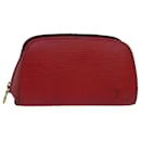 LOUIS VUITTON Epi Dauphine PM Pouch Castilian Red M48447 LV Auth 82593 - Louis Vuitton