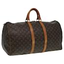 LOUIS VUITTON Monogram Keepall 55 Boston Bag M41424 LV Auth am6513 - Louis Vuitton