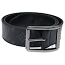 LOUIS VUITTON Monogram Eclipse Ceinture Reverso Belt 40.9"" M9044 LV Auth 81229 - Louis Vuitton