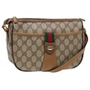 GUCCI GG Supreme Web Sherry Line Sac à bandoulière PVC Beige Rouge 89 01 032 Auth 83419 - Gucci