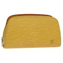 LOUIS VUITTON Epi Dauphine PM Pouch Yellow M48449 LV Auth ar12013 - Louis Vuitton