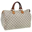 LOUIS VUITTON Bolso de Mano Speedy 35 Damier Azur N41535 LV Auth 82712 - Louis Vuitton