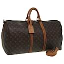 LOUIS VUITTON Monogram Keepall Bandouliere 55 Borsa Boston M41414 LV Auth 82643 - Louis Vuitton