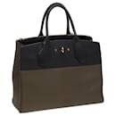 LOUIS VUITTON City Steamer MM Borsa in Pelle 2in1 Nero Verde M54312 Auth ar12078 - Louis Vuitton