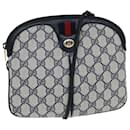 GUCCI GG Supreme Shoulder Bag PVC Leather Navy 904 02 047 Auth 80808 - Gucci