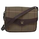 Burberrys Nova Check Shoulder Bag Canvas Beige Auth 83227 - Autre Marque