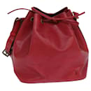 LOUIS VUITTON Epi Petit Noe Shoulder Bag Red M44107 LV Auth 82433 - Louis Vuitton